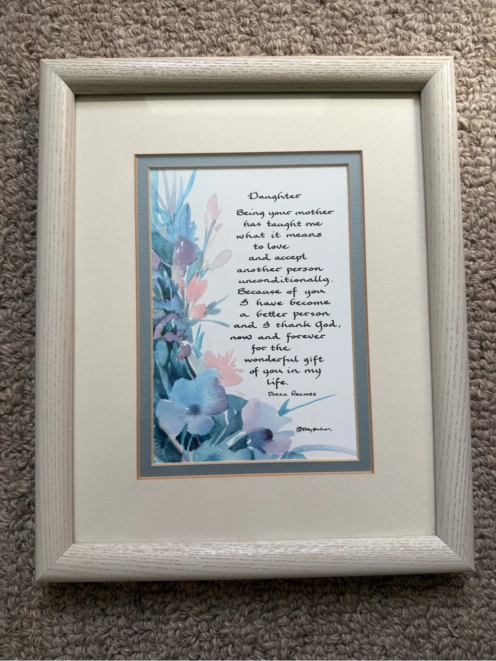 Framed Daughter Wall Art